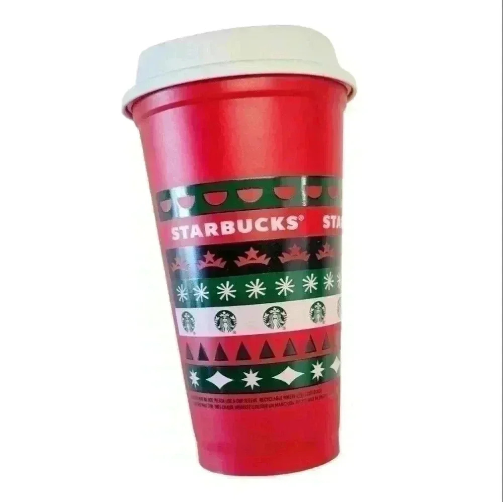 Starbucks holiday Edition collectible Reusable cup 2013 New In Bag Gift Retro - Picture 5 of 5